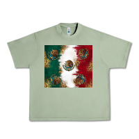Oil Green Mexican Flag Urban Heavy Tee - RanaPortraitStore