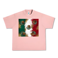 Salmon Mexican Flag Urban Heavy Tee - RanaPortraitStore
