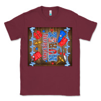 Burgundy American nurse Classic Tee - TumblerDesignByShophia