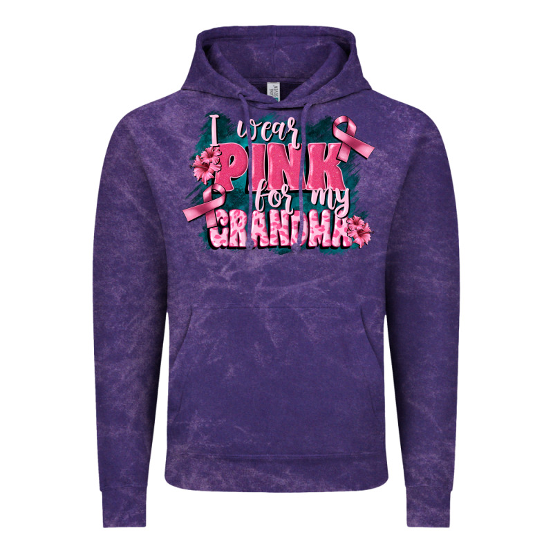 I Wear Pink For My Grandma Vintage Hoodie by FaDigitalArtStudio | Teevron