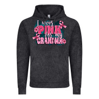 Vintage Black i wear pink for my grandma Vintage Hoodie - FaDigitalArtStudio