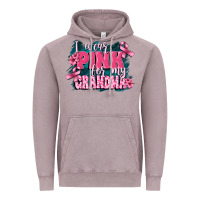 Vintage Zinc i wear pink for my grandma Vintage Hoodie - FaDigitalArtStudio