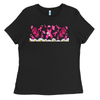 Cancer Ribbon With Daisy Ladies Tee | Teevron