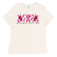 Bone cancer ribbon with daisy Ladies Tee - TumblerDesignByShophia