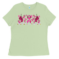 Matcha cancer ribbon with daisy Ladies Tee - TumblerDesignByShophia