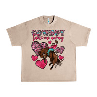 Cowboy Take Me Away Urban Heavy Tee | Teevron