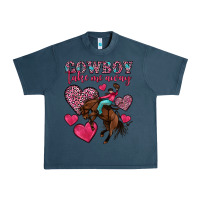Midnight Navy cowboy take me away Urban Heavy Tee - OliviaCreatesArt