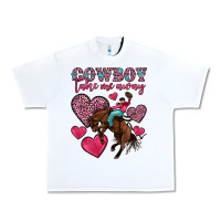 White cowboy take me away Urban Heavy Tee - OliviaCreatesArt