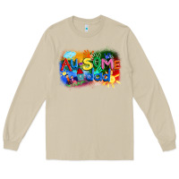 Mushroom Au-some dad Autism Long Sleeve Tee - FaDigitalArtStudio