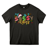 Asphalt Sassy Claus Heavy Core Tee - texasbilliewilder