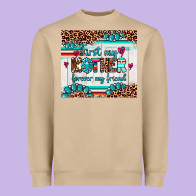 First My Mother Forever My Friend Heavyweight Sweatshirt Designed By Artiststas