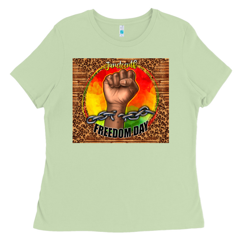 Juneteenth Freedom Day Ladies Tee by TumblerDesignByShophia | Teevron