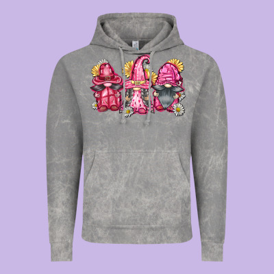 Breast Cancer Gnomes Vintage Hoodie Designed By Fadigitalartstudio