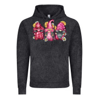 Vintage Black breast cancer gnomes Vintage Hoodie - FaDigitalArtStudio