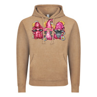 Vintage Coffee breast cancer gnomes Vintage Hoodie - FaDigitalArtStudio