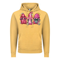 Vintage Mustard breast cancer gnomes Vintage Hoodie - FaDigitalArtStudio