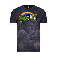 Cloud Black Lucky St. Patrick's Day Vintage Tee - CowGirlArtShop