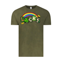 Vintage Olive Lucky St. Patrick's Day Vintage Tee - CowGirlArtShop