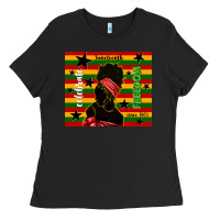 Black juneteenth celebrate freedom since 1865 Ladies Tee - TumblerDesignByShophia