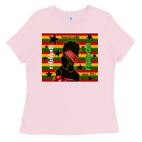 Bubblegum Pink juneteenth celebrate freedom since 1865 Ladies Tee - TumblerDesignByShophia