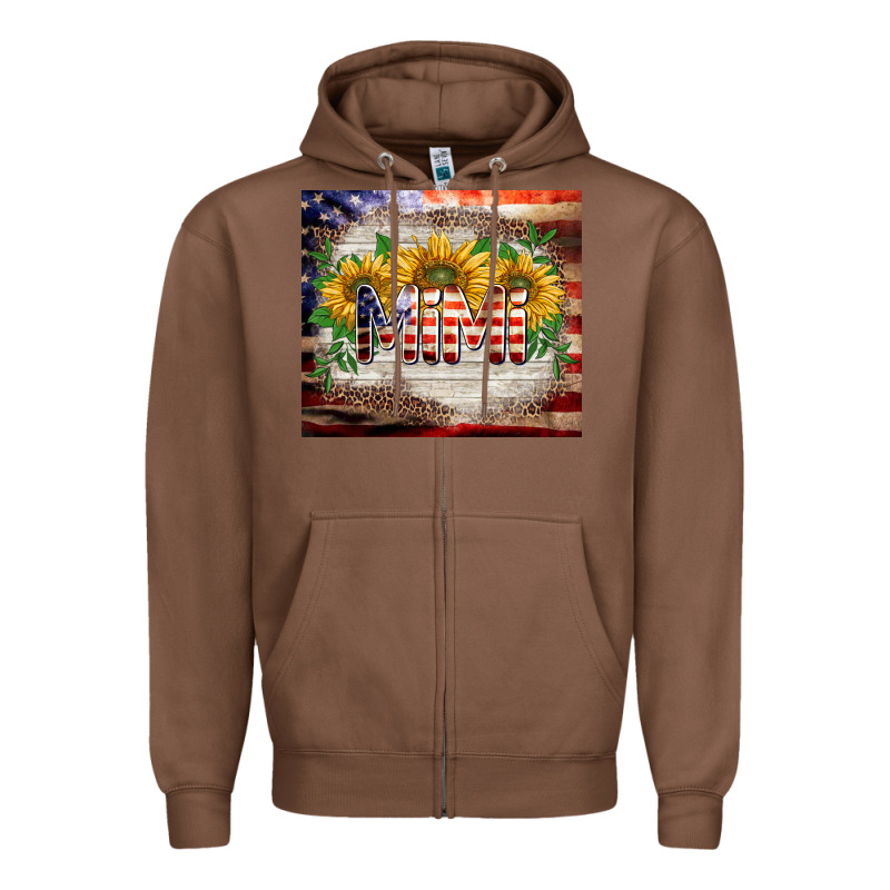 Patriotic Mimi Tumbler Zipper Hoodie by BarkalooDesign | Teevron