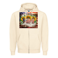 Sandshell patriotic mimi tumbler Zipper Hoodie - BarkalooDesign