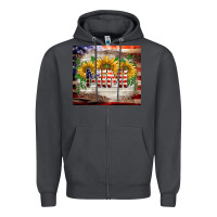 Smoke patriotic mimi tumbler Zipper Hoodie - BarkalooDesign