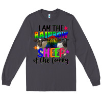 Smoke I am the rainbow sheep of the family Long Sleeve Tee - FaDigitalArtStudio