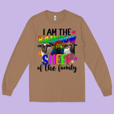 I Am The Rainbow Sheep Of The Family Long Sleeve Tee Designed By Fadigitalartstudio