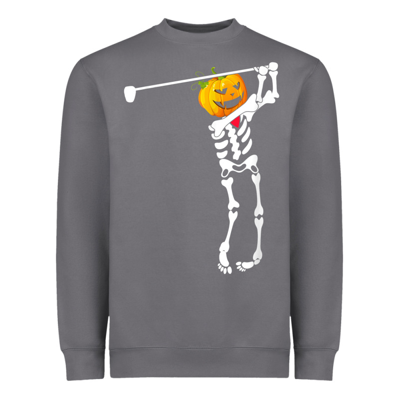 Golf Skeleton Pumpkin Halloween Shirt Heavyweight Sweatshirt by maiPhamDesign | Teevron