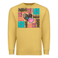 Antique Gold mini mini mini with hearts Premium Sweatshirt - AdoDesignShop