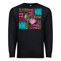 Black mini mini mini with hearts Premium Sweatshirt - AdoDesignShop