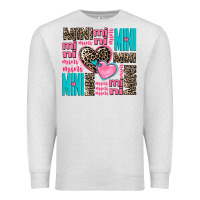 Oatmeal Heather mini mini mini with hearts Premium Sweatshirt - AdoDesignShop