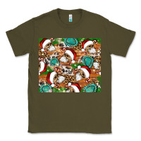 Army Green santa skeleton christmas tumbler Classic Tee - Artiststas