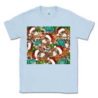Dusty Blue santa skeleton christmas tumbler Classic Tee - Artiststas