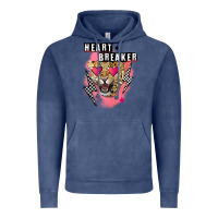 Vintage Denim Heart breaker Valentine's Day Vintage Hoodie - FaDigitalArtStudio