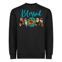 Black blessed mom Heavyweight Sweatshirt - Artiststas