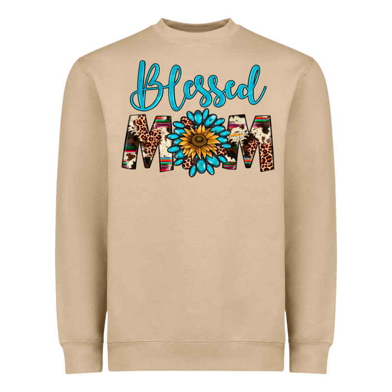 Blessed Mom Heavyweight Sweatshirt by Artiststas | Teevron