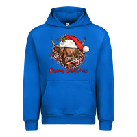 Cobalt mooey christmas cow Urban Hoodie - JahusDesignShop
