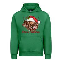 Emerald mooey christmas cow Urban Hoodie - JahusDesignShop
