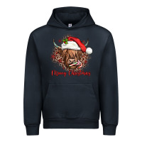 Navy mooey christmas cow Urban Hoodie - JahusDesignShop