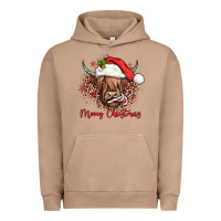 Pigment Burro mooey christmas cow Urban Hoodie - JahusDesignShop