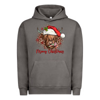 Pigment Tornado mooey christmas cow Urban Hoodie - JahusDesignShop