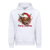 White mooey christmas cow Urban Hoodie - JahusDesignShop
