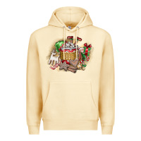 Pina Colada Christmas Elf Premium Hoodie - CowhideDigitalArt