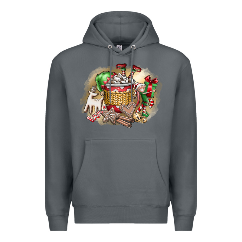 Christmas Elf Premium Hoodie by CowhideDigitalArt | Teevron