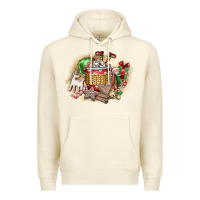 Sandshell Christmas Elf Premium Hoodie - CowhideDigitalArt