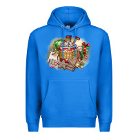 True Royal Christmas Elf Premium Hoodie - CowhideDigitalArt