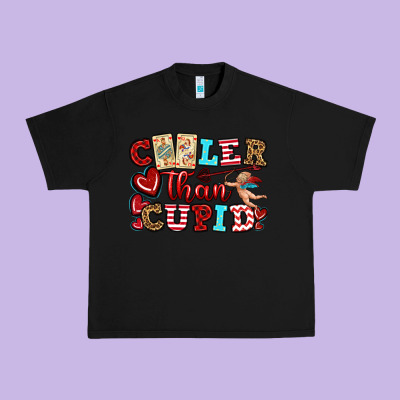 Cooler Than Cupid Urban Heavy Tee Designed By Oliviacreatesart