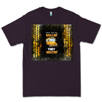 Plum they see me rollin' they waitin' school bus Premium Tee - TumblerDesignByShophia